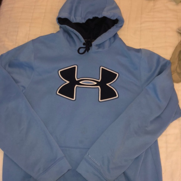 Light Blue Under Armour Hoodie - Picture 2 of 3